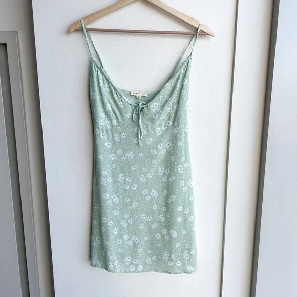 pacsun green floral dress Pozruh Floria Green Maxi Dress